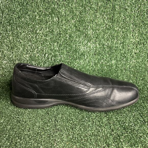ECCO Mens Size 11 / 45 Black Classic Leather Almond Toe Slip On Shoes Oxfords main image 11